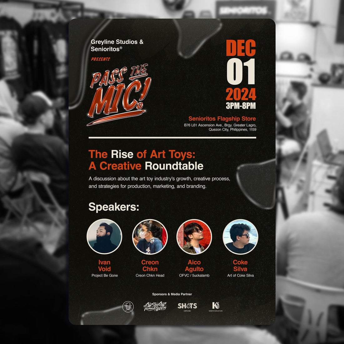 Pass The Mic: The SENIORITOS x Greyline Studios Creative Roundtable