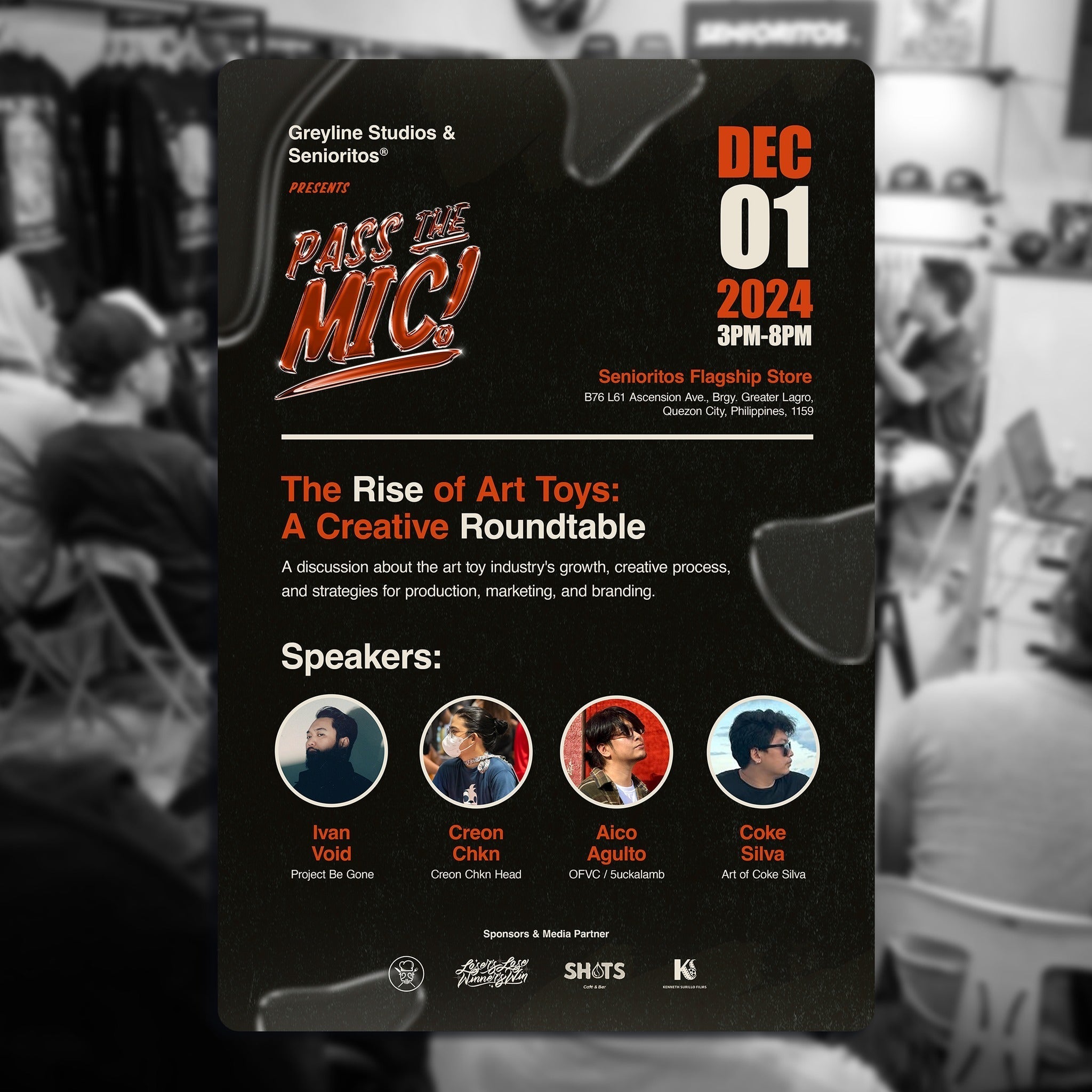 Pass The Mic: The SENIORITOS x Greyline Studios Creative Roundtable