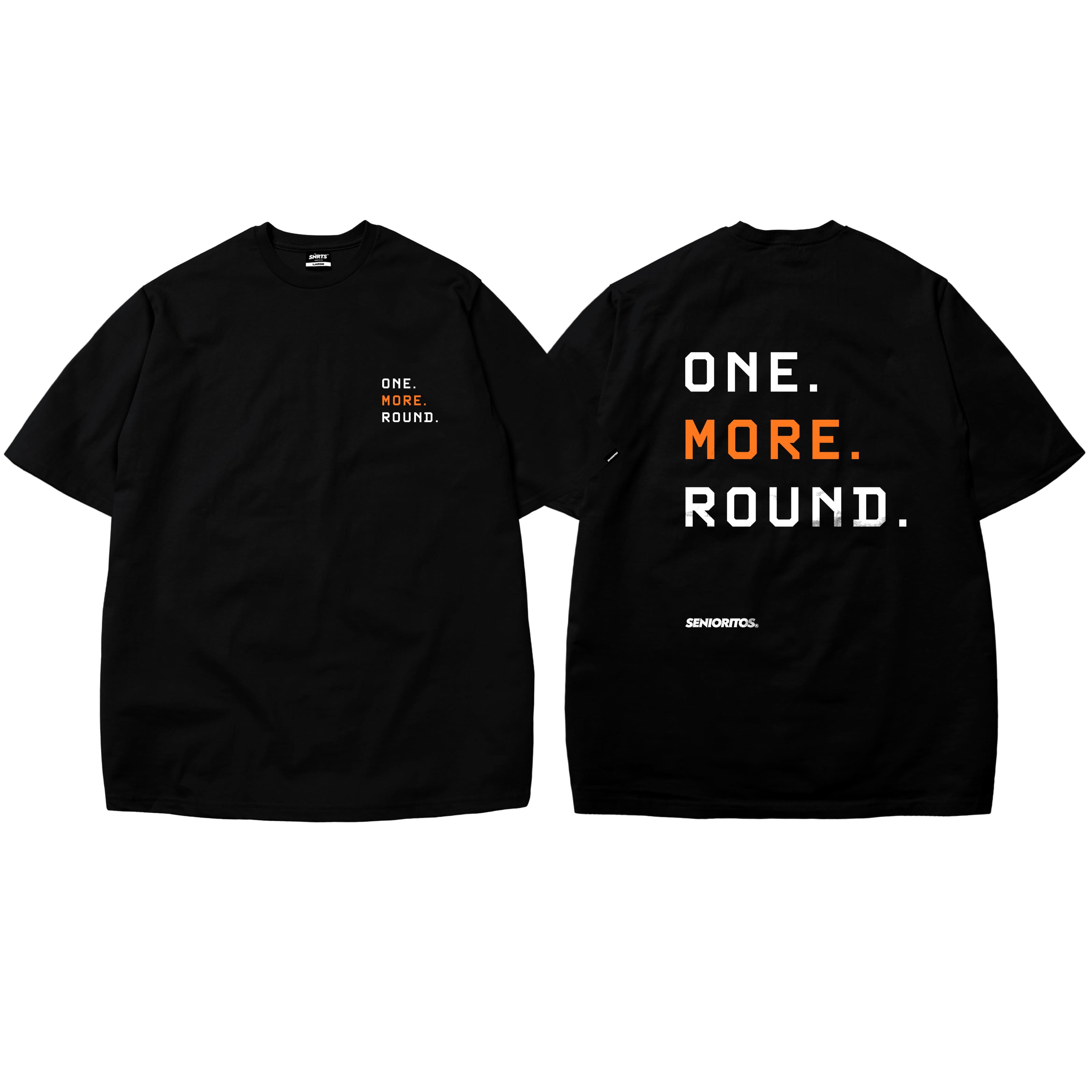 ONE MORE ROUND TEE I BLACK