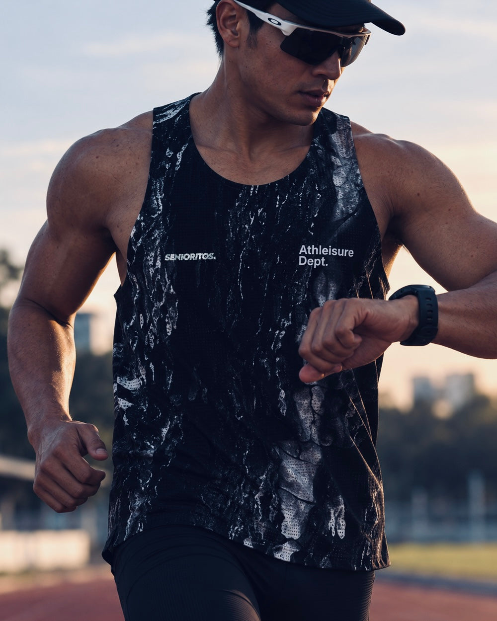 ATHLEISURE DEPT PERFORMANCE TANK TOP 04 | NOIR