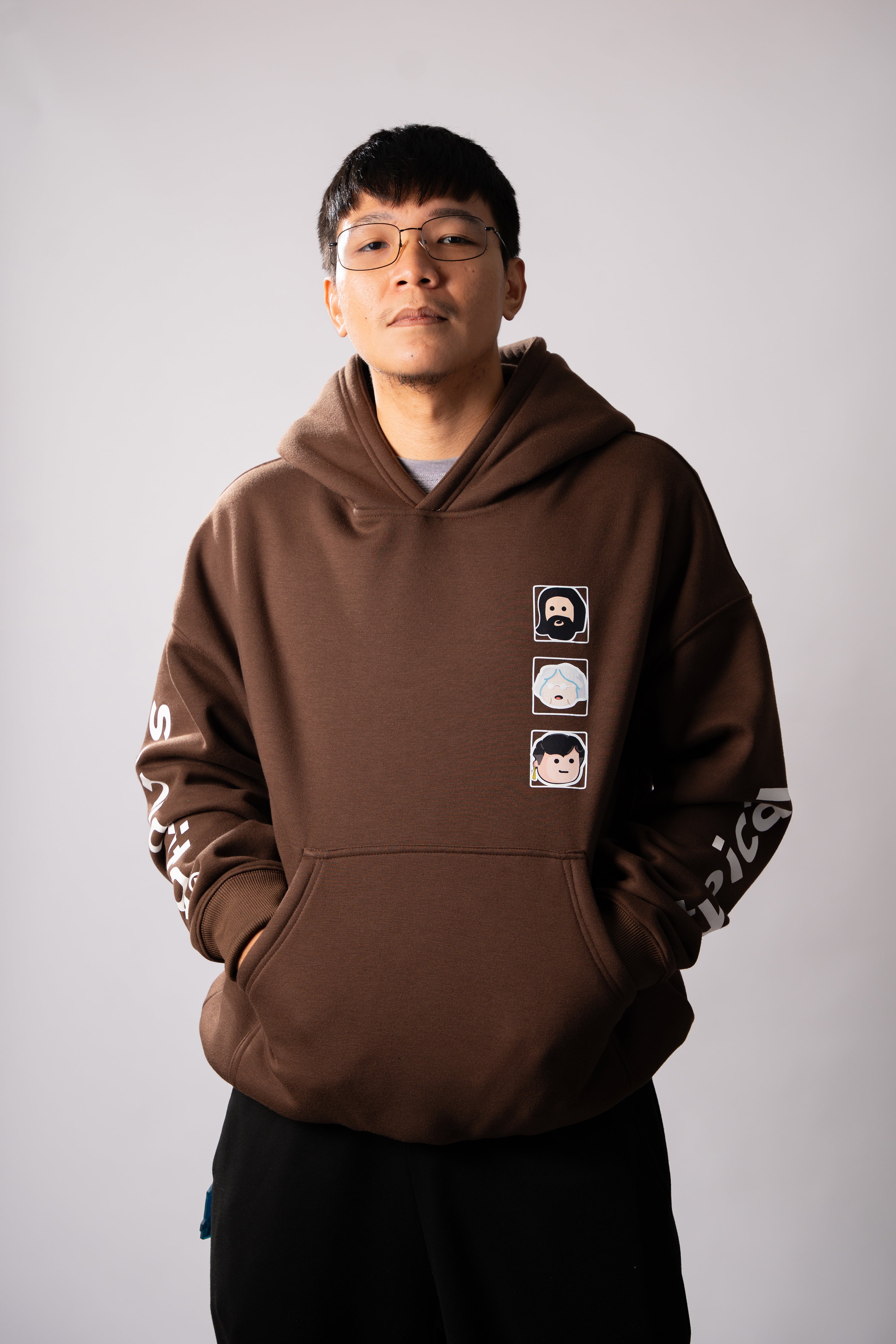 TPC DAY ONES OVERSIZED HOODIE | CHOCO BROWN | TPCxSENIORITOS® COLLABORATION