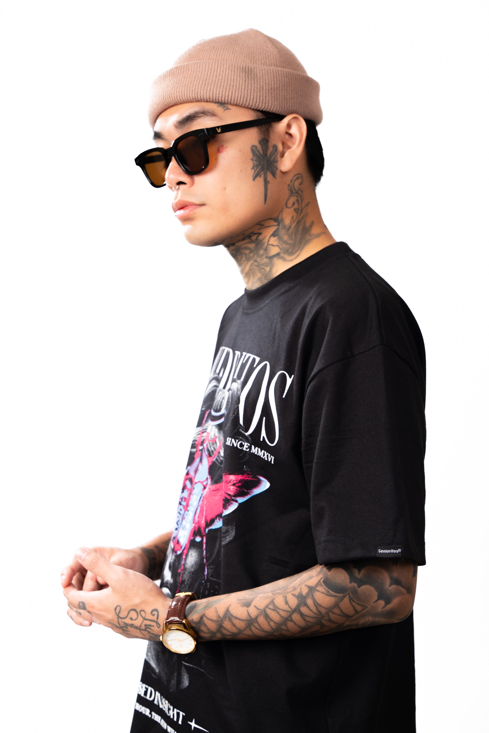 ECLIPSED INSIGHT (BEETLE) TEE | BLACK