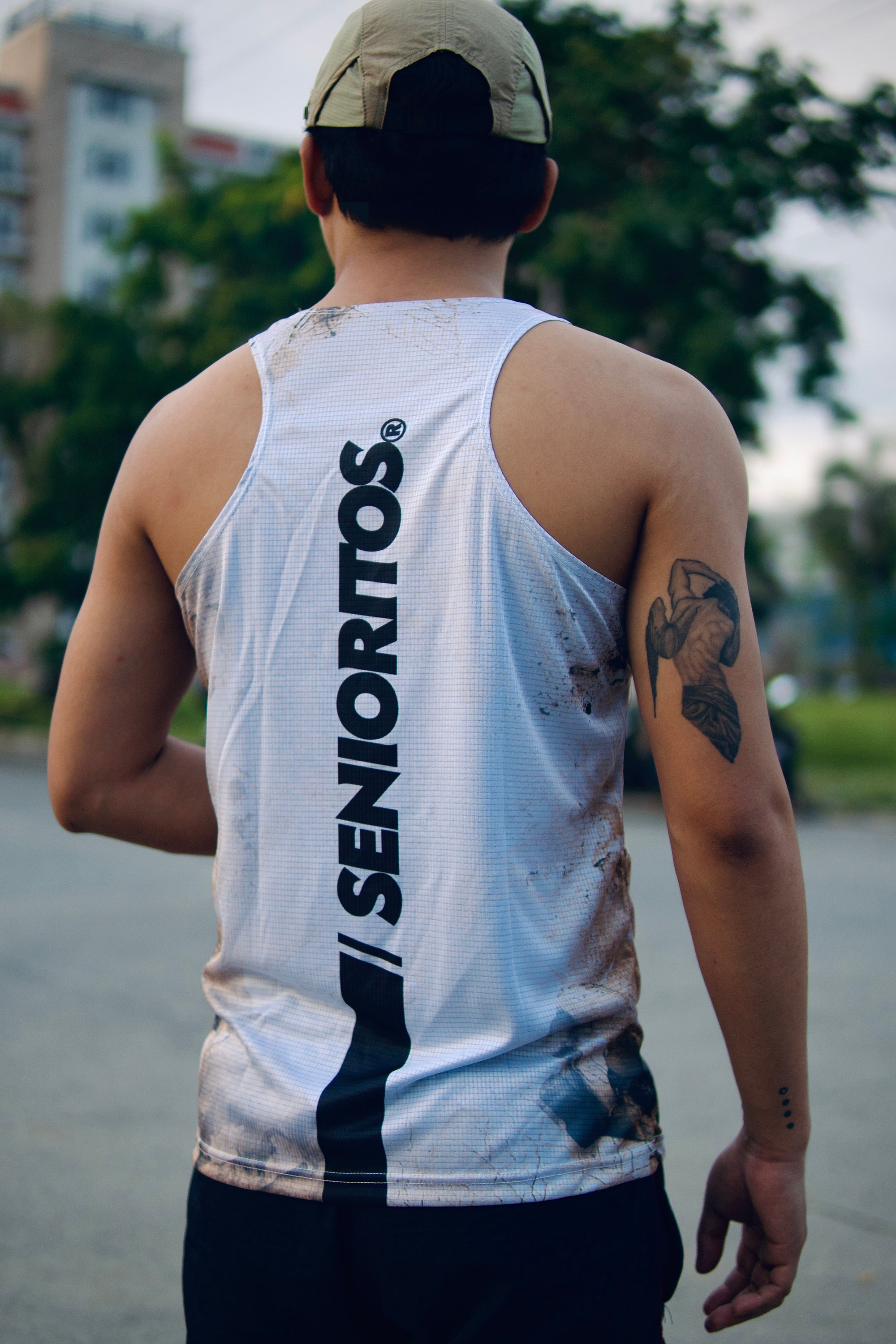 ATHLEISURE DEPT PERFORMANCE TANK TOP 01 | SAND