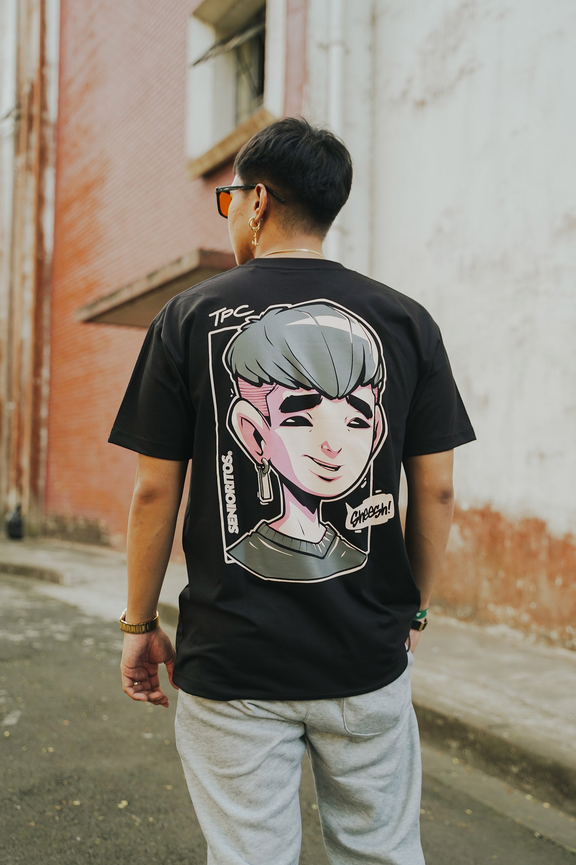 TPC REIMAGINED TEE (SHEESH) | BLACK | TPCxSENIORITOS® COLLABORATION