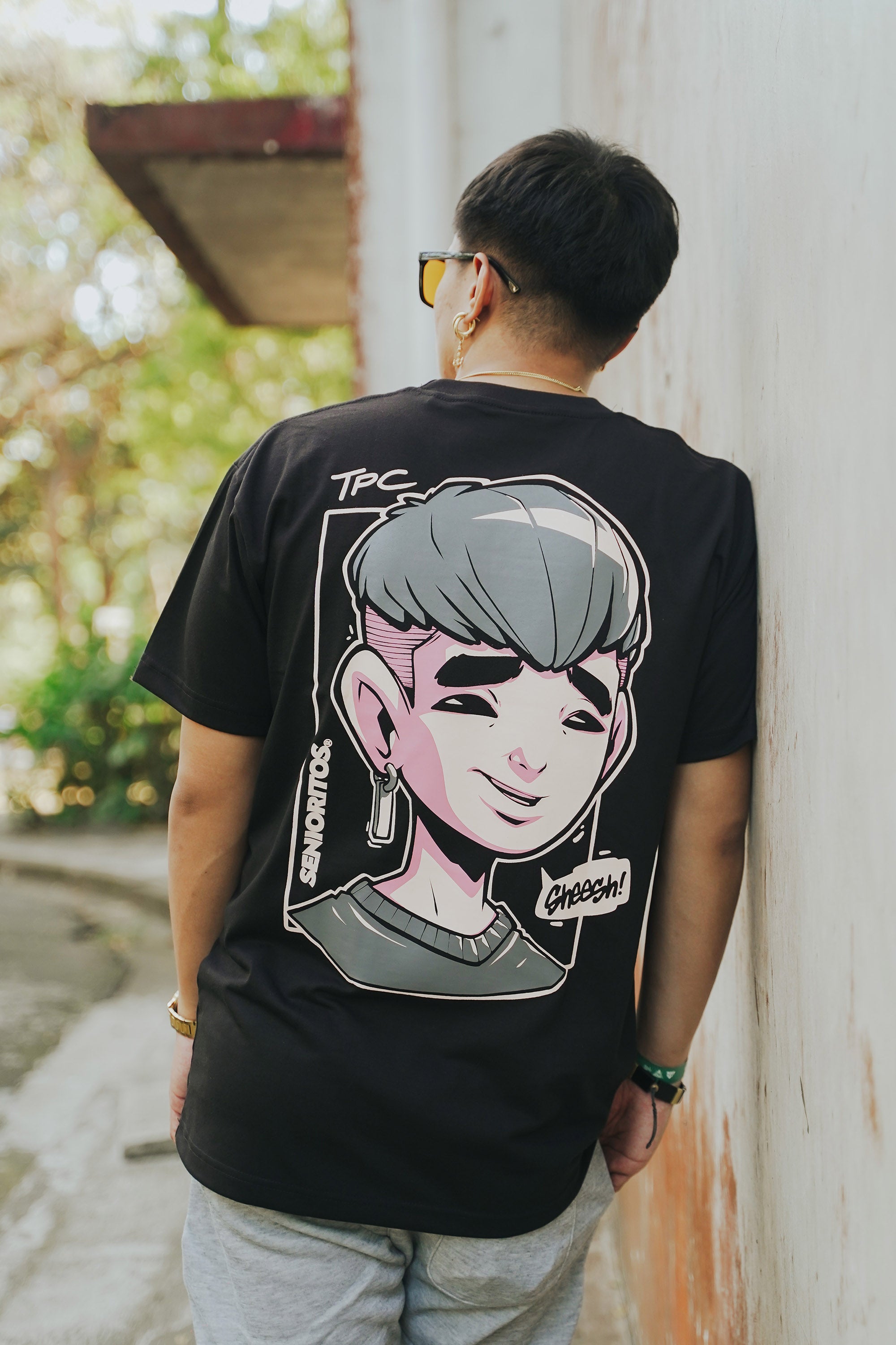 TPC REIMAGINED TEE (SHEESH) | BLACK | TPCxSENIORITOS® COLLABORATION