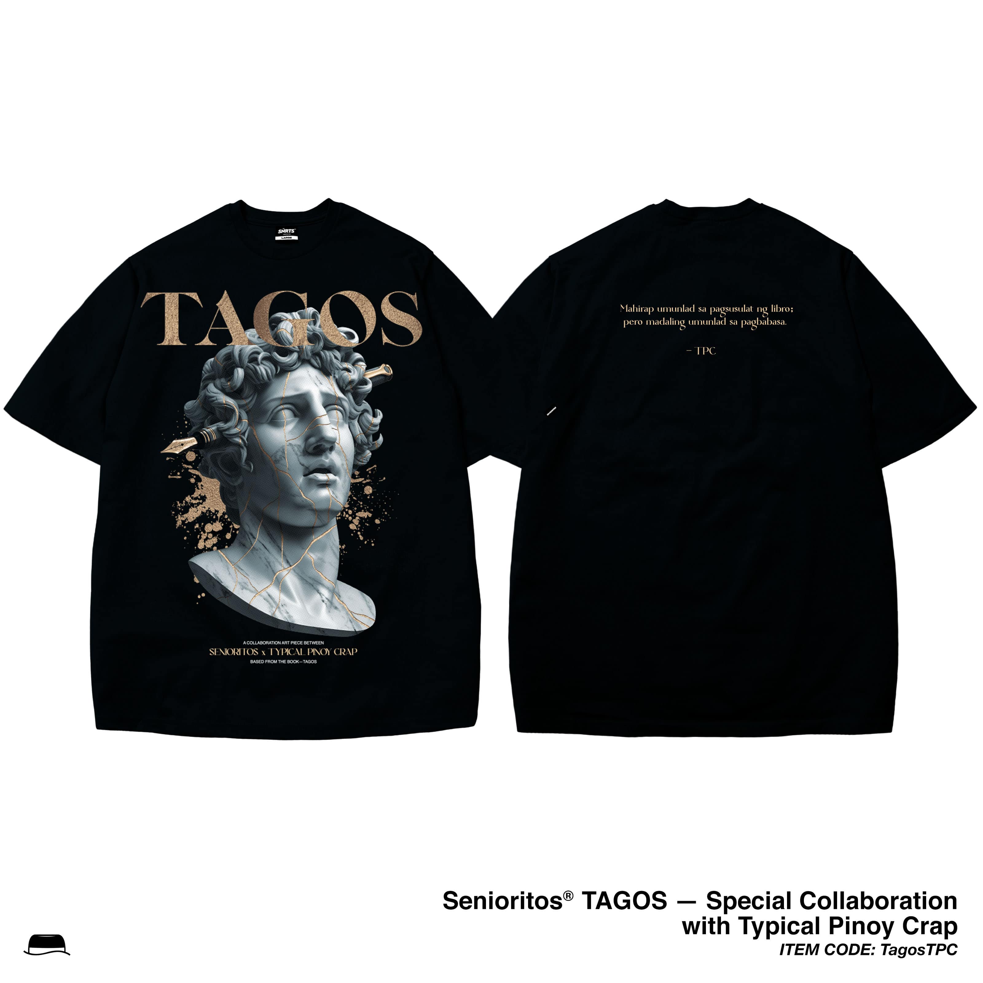 TPC TAGOS TEE | BLACK | TPCxSENIORITOS® COLLABORATION