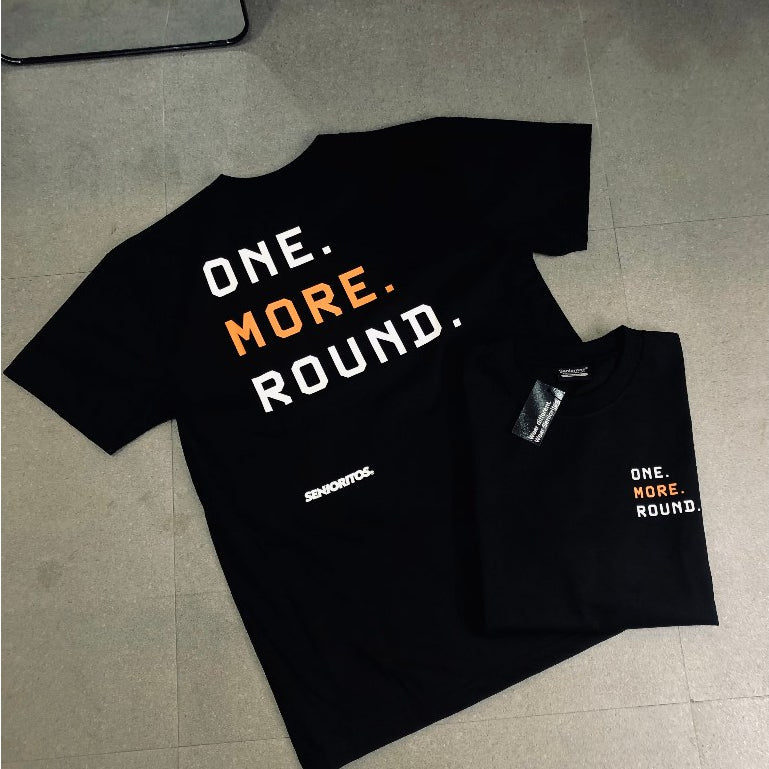 ONE MORE ROUND TEE I BLACK