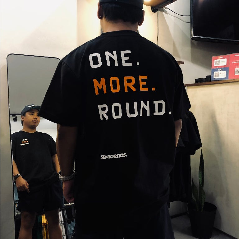 ONE MORE ROUND TEE I BLACK
